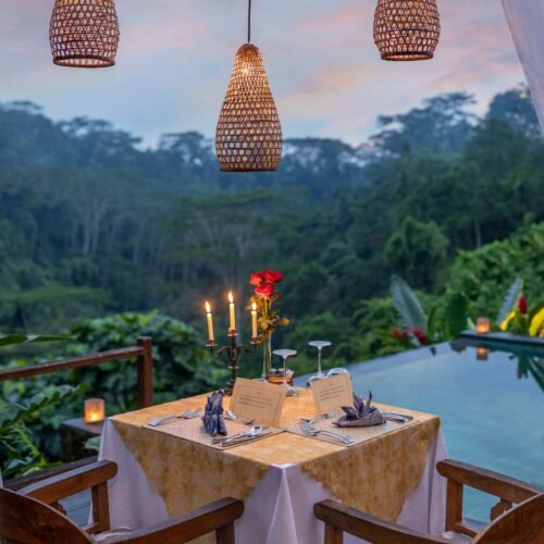 Romantic Dinner Ubud Valley Resort
